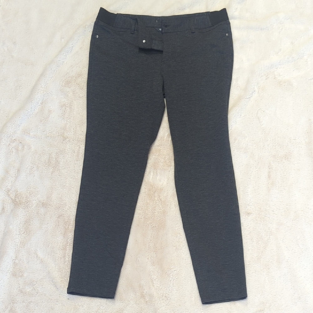 Elegant Charcoal Skinny Pants